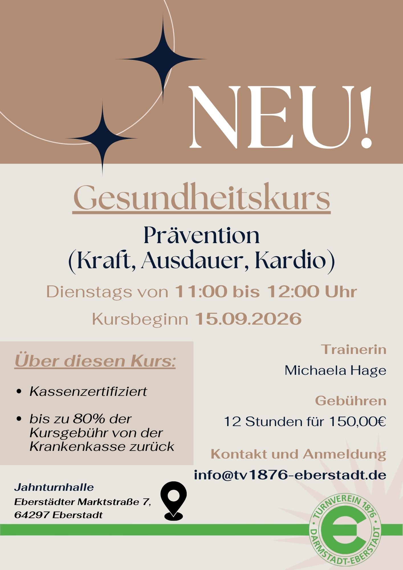 Featured image for “Neues Präventionsangebot beim TVE 1876”