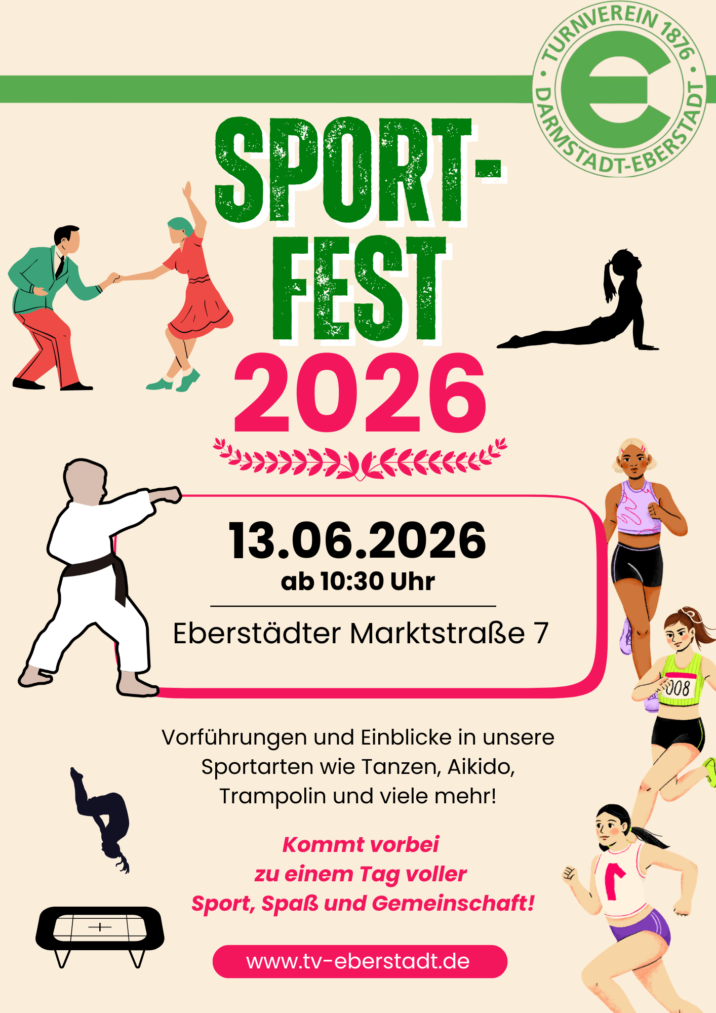 Featured image for “Tag der offenen Tür / Sportfest am Samstag, den 13.06.2026”